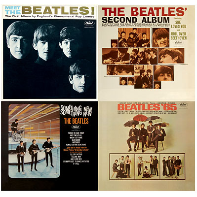 Beatles first four albums